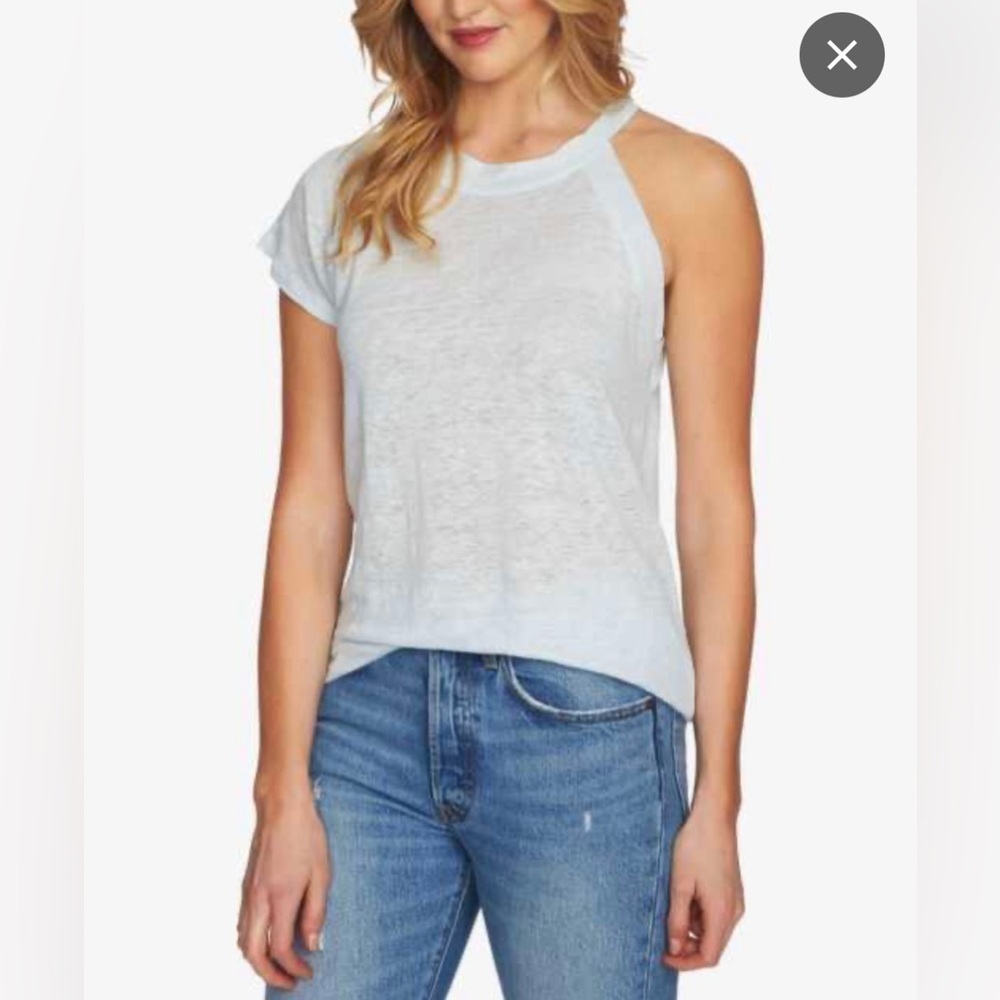 Jolie Los Angeles unique asymmetrical comfy tee. Size L